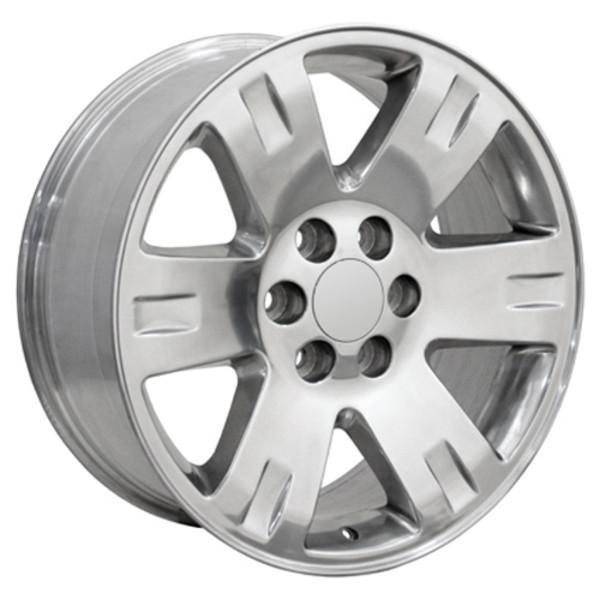 20" Polished wheel replacement for Chevy C2500 1988-2000. Replica Rim 5910252