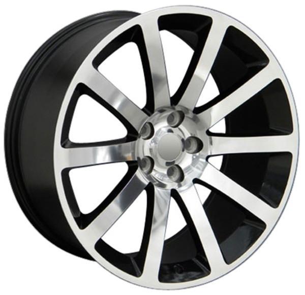 20" Polished wheel replacement for Dodge Challenger 2009-2017. Replica Rim 8700752