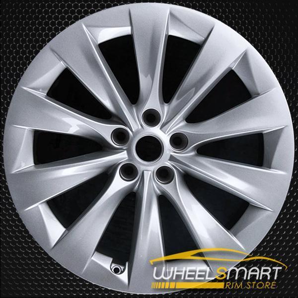 20x9.5 inch Tesla Model X rim ALY97801. Silver OEMwheels.forsale 102724500A