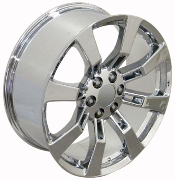 22" Chrome wheel replacement for Chevy C2500 1988-2000. Replica Rim 8579273