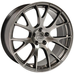 22" Hyper Black wheel replacement for Chrysler Aspen 2007-2009. Replica Rim 9506588