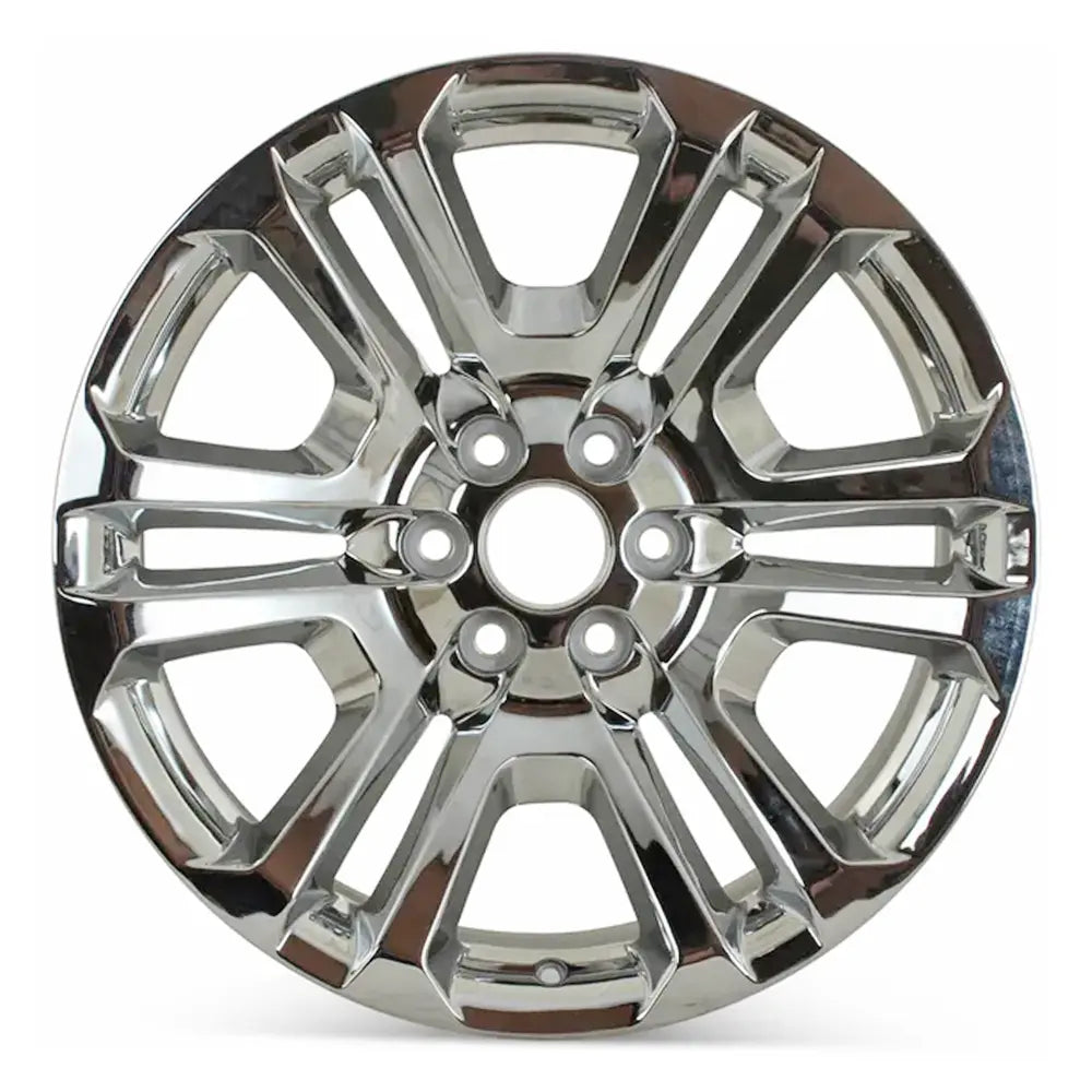 Front view of the 22x9" GM Trucks wheel replacement 2014-2020 replica rim ALY04741U85N, 84346101