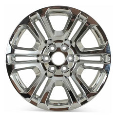 Front view of the 22x9" GM Trucks wheel replacement 2014-2020 replica rim ALY04741U85N, 84346101