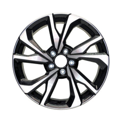 Front view of the 18" Honda Civic wheel replacement 2017-2021 replica rim ALY64113U45N parts 42700TBFA91, 42700TGGA71