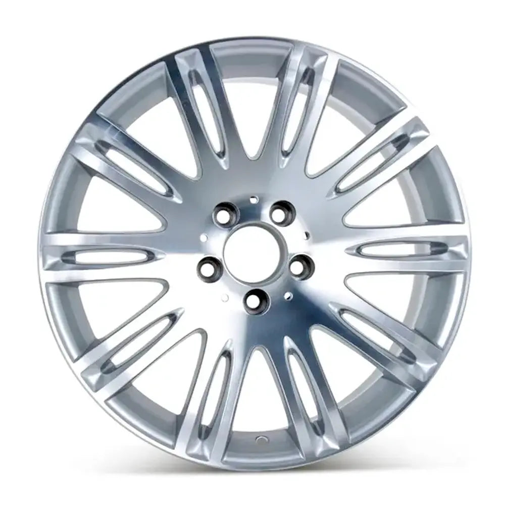 Front view of the 18x8.5" Mercedes E350 wheel replacement 2007-2009 replica rim ALY65432U10N