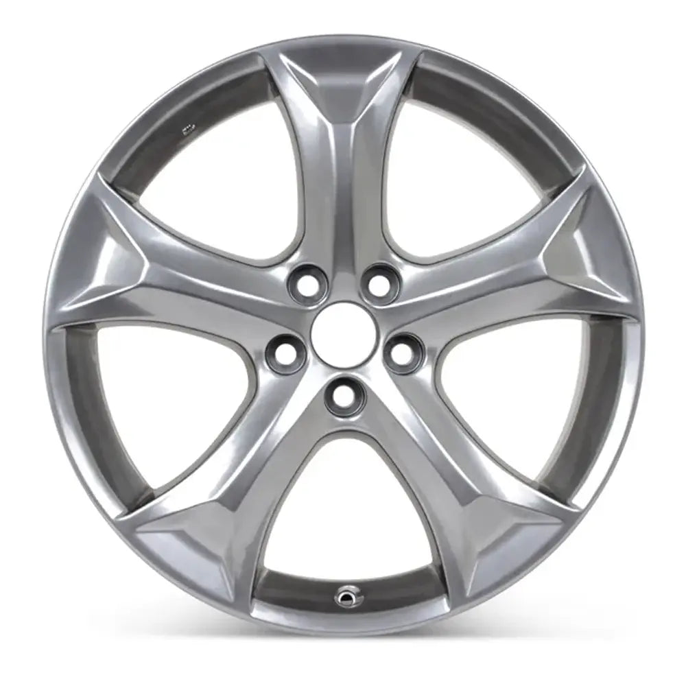 Front view of the 20x7.5" Toyota Venza wheel replacement 2009-2015 replica rim ALY69558U78N, 426110T010, 4261A0T020