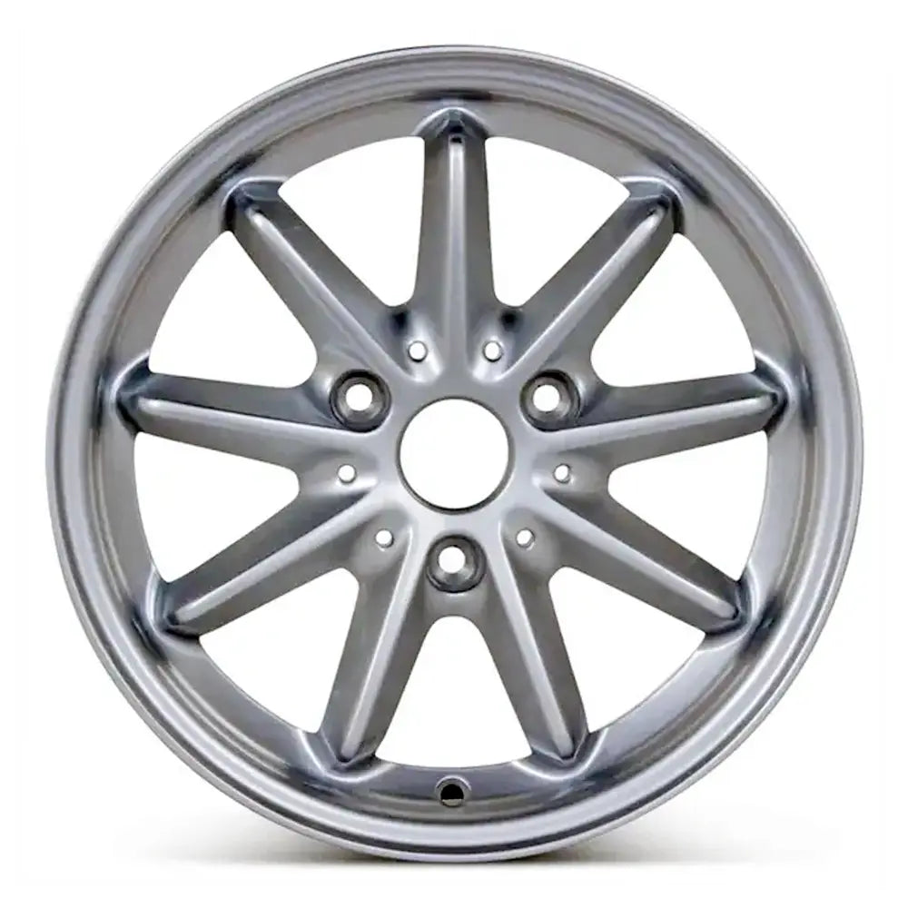 Front view of the 15x4.5" Smart ForTwo wheel replacement 2008-2017 replica rim ALY85174U20N