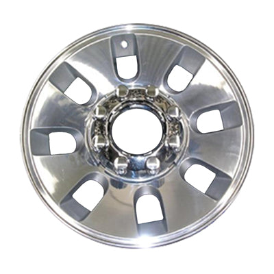 18x8 inch Ford F250 F350 rim ALY03690. Polished OEMwheels.forsale 7C3Z1007A, 7C341007AA, 7C341007AB