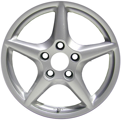 18x10 inch Porsche 911 rim ALY067322. Silver OEMwheels.forsale 99736214001