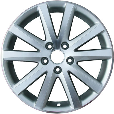 17x7.5 inch Volkswagen VW Eos rim ALY069828. Machined OEMwheels.forsale 3C0601025J8Z8, 3C0601025J