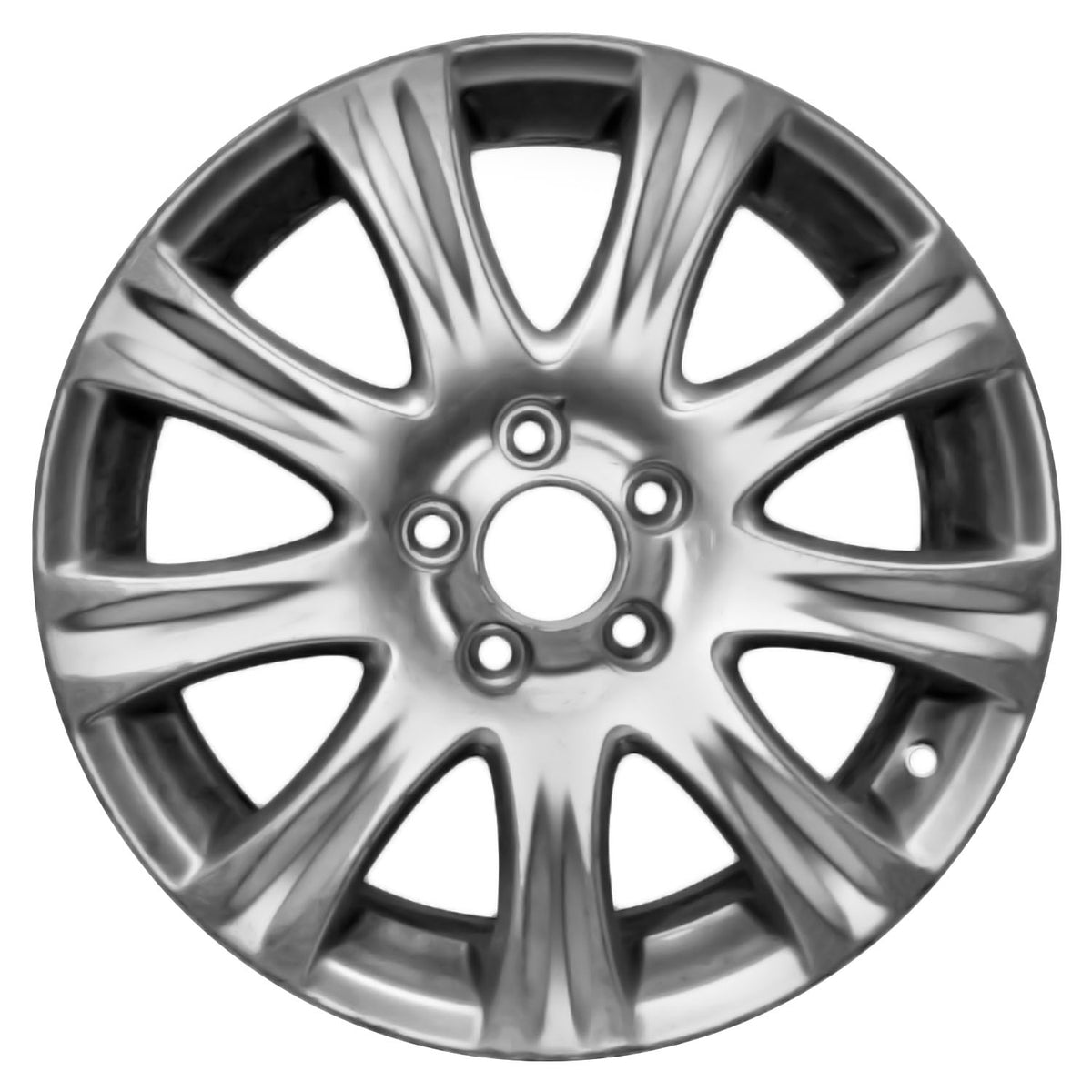 17x7 inch Volvo 80 Series rim ALY070355. Hypersilver OEMwheels.forsale 312025166, 31202516       